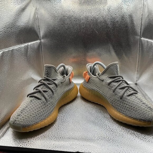 Size 7.5 Adidas Yeezy Boost 350 V2 True Form Gray Mens Athletic Sneaker EG7492 - Picture 5 of 10